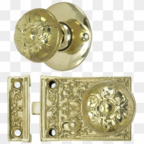 Transparent Door Knob Png - Antique Door Deadbolt Lock, Png Download - door knob png