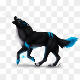 Fantasy Wolf, Fantasy Art, Anime Wolf, Cartoon Wolf, - Anime Wolf Transparent Background, HD Png Download - wolf cartoon png