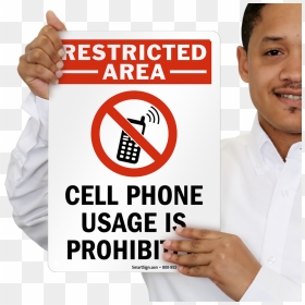 Road Safety Mobile Phones, HD Png Download - prohibited sign png