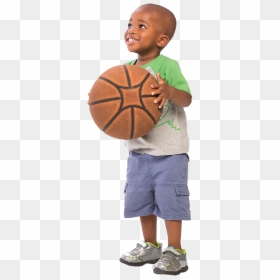 Kids Playing Basketball Png, Transparent Png - african american png