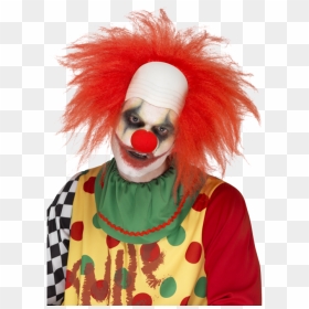 Red Clown Wig Bald , Png Download - Red Hair Clown, Transparent Png - clown wig png