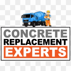 Concrete Replacement Experts Logo - Commercial Vehicle, HD Png Download - concrete cracks png