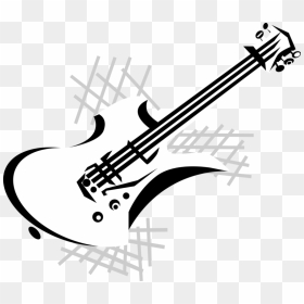 Transparent Royalty Free Vector Clipart - Clip Art De Guitarras, HD Png Download - guitar vector png