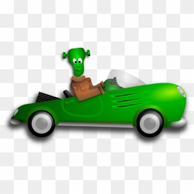 Frankenstein, Halloween, Automobile, Car, Convertible - Halloween Car Clip Art, HD Png Download - car vector png