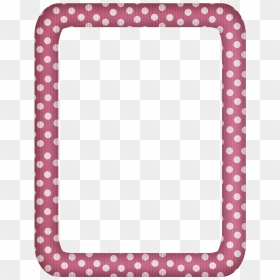 Free Faded Pink Polka Rectangle Digi Scrapbook Frame - Clip Art, HD Png Download - scrapbook png