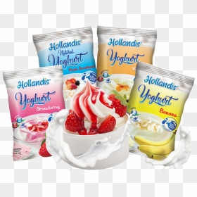 Hollandis Instant Yoghurt Powder - Instant Yogurt Powder, HD Png Download - powder png