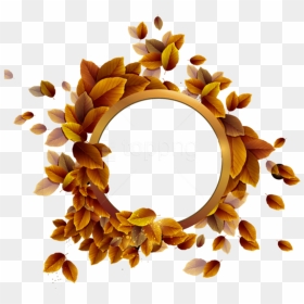 Free Png Best Stock Photos Fall Leaves Round Png Frame - Circle Frame Hd Png, Transparent Png - round frame png