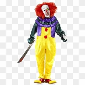 Creepy Clown Costume - Killer Clowns, HD Png Download - evil clown png