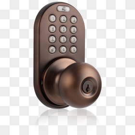 Milocks Dkk Keyless Entry Knob Door Lock With Electronic - Door Knob Codes, HD Png Download - door knob png