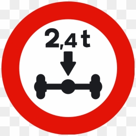 5t Road Sign, HD Png Download - prohibited sign png