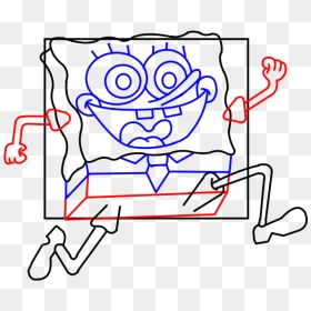 Step 7 Draw Cartoon Spongebob"s Arms - Drawing, HD Png Download - cartoon arms png