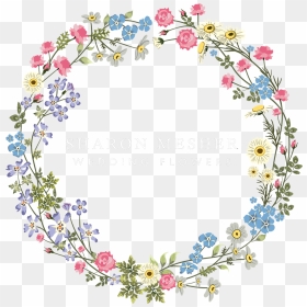 Flower Logo Png Design - Clipart Wedding Flowers, Transparent Png - vintage floral png