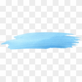 Sea, HD Png Download - blue paint stroke png
