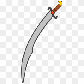 Clipart Sword Vector - Scimitar Clip Art, HD Png Download - sword vector png