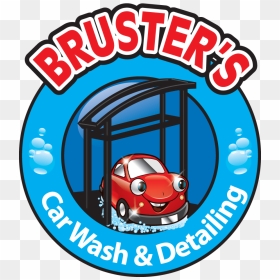 Free Brusters Car Wash With Car Detailing Logo - Brusters Car Wash Dayton Ohio, HD Png Download - car wash logo png
