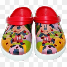 Crocs Crocband Mickey Mouse Clog , Png Download - Sneakers, Transparent Png - crocs png