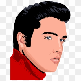 Desenhos De Elvis Presley, HD Png Download - the rock face png