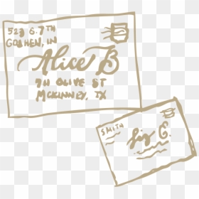 Calligraphy, HD Png Download - envelopes png