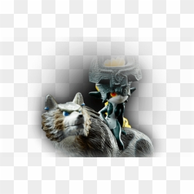 Wolf Link And Midna Amiibo, HD Png Download - wolf link png