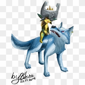 Blue Wolf Link, HD Png Download - wolf link png