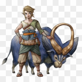 Twilight Princess Link Ordon, HD Png Download - wolf link png