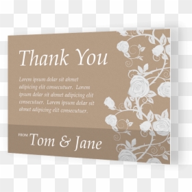 Thank You Cards, HD Png Download - thank you card png