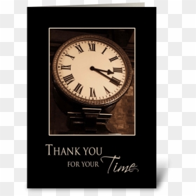 Thank You For Time, HD Png Download - thank you card png