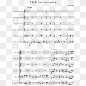 Toxic Clarinet Sheet Music, HD Png Download - elvis presley signature png