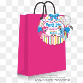 My Little Pony Goodie Bag, HD Png Download - thank you card png