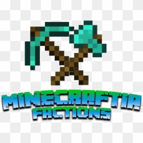 Minecraft Diamond Pickaxe Png, Transparent Png - mineplex logo png