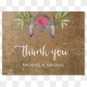 Label, HD Png Download - thank you card png
