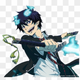 Blue Exorcist Rin Demon, HD Png Download - exorcist png