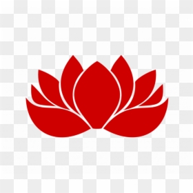 Red Lotus Flower Icon, HD Png Download - lotus logo png