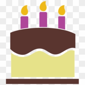 Birthday Vector Icon Png, Transparent Png - birthday cake vector png