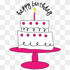 Free Birthday Cake Clip Art, HD Png Download - birthday cake vector png