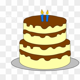 Layered Birthday Cake Clip Art, HD Png Download - birthday cake vector png
