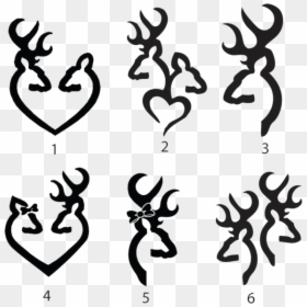 Simple Deer Head Tattoos, HD Png Download - doe png