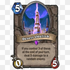 Desert Obelisk Hearthstone, HD Png Download - mlg gun png