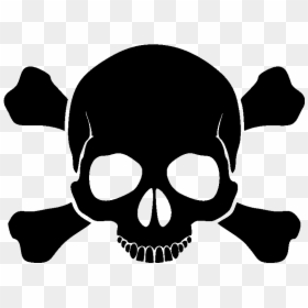 Skull And Crossbones Vector, HD Png Download - evil skull and crossbones png