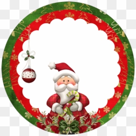 Moldura De Natal Redondo, HD Png Download - feliz natal png