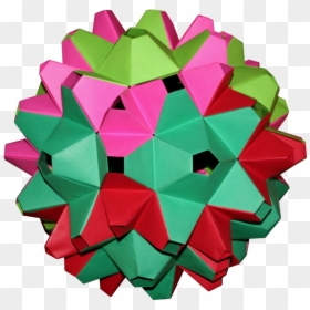 Origami, HD Png Download - icosahedron png
