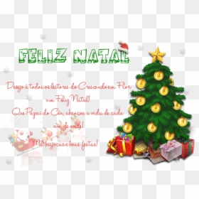 New Years Tree Clipart, HD Png Download - feliz natal png