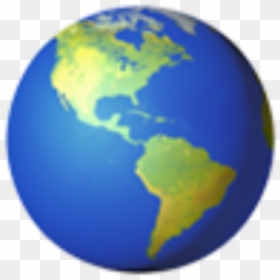 Emoji Globe Earth Three, HD Png Download - globe emoji png