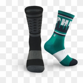 Sock, HD Png Download - philadelphia skyline png