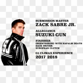 Leather Jacket, HD Png Download - zack fair png