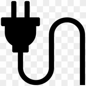 Electric Plug Black And White, HD Png Download - plug emoji png