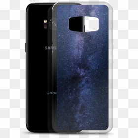 Galaxy Mockup Case With Phone Case With Phone Samsung - Smartphone, HD Png Download - samsung s8 png