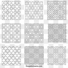 Transparent Africa Vector Png - Geometric Stencil Patterns Free, Png Download - black texture png