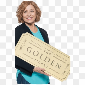 Girl, HD Png Download - golden ticket png