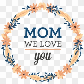 Wreath Vector Png - We Love Mom, Transparent Png - christmas wreath vector png
